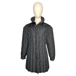 Vintage Black Down Puffer Coat Small